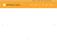 Tablet Screenshot of optimalbi.com